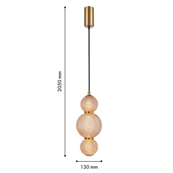 F-Promo 4612-1P, подвес, D130xH440/2050, LEDx7W, 910LM, 3000K, included, изображение 2