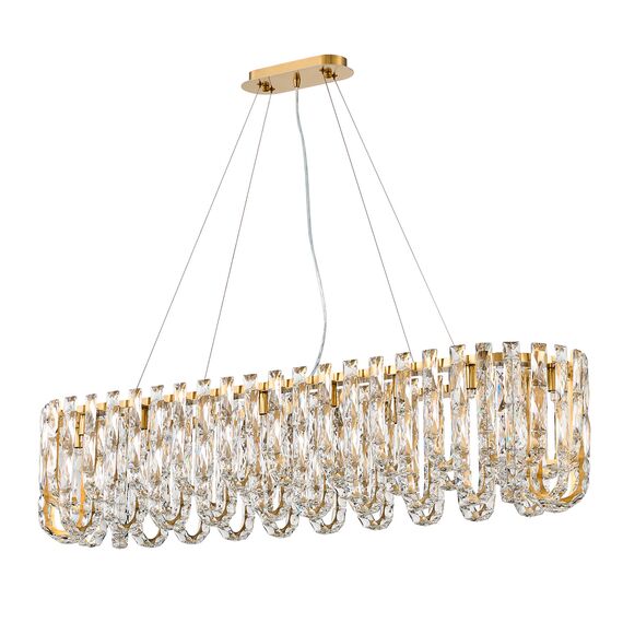 Favourite 4721-18P, подвесная люстра, L1000xW300xH800/1300, 18xG9x40W, excluded, изображение 2