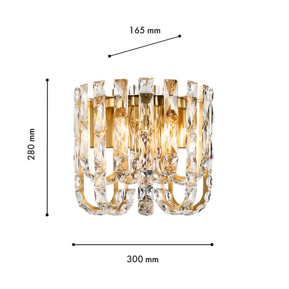 Favourite 4721-4W, настенный светильник, D165xW300xH280, 4xG9x40W, excluded, изображение 3