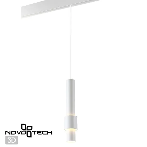 NOVOTECH 358552 SHINO NT21 049 белый Трековый светильник для низков. шинопровода, длина провода 1м IP20 LED 4000K 12W 48V FLUM, изображение 4