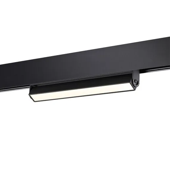 NOVOTECH 358539 SHINO NT21 072 черный Трековый светильник для низковольного шинопровода IP20 LED 4000K 12W 48V FLUM, изображение 4