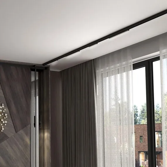 NOVOTECH 358543 SHINO NT21 072 черный Трековый светильник для низковольного шинопровода IP20 LED 4000K 12W 48V FLUM, изображение 3