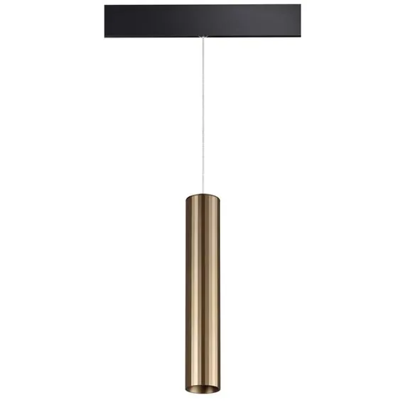 NOVOTECH 358990 SHINO NT22 073 бронза светлая/черный Трековый светильник для низковольного шинопровода, провод 0,8м IP20 LED 4000K 20W 48V FLUM