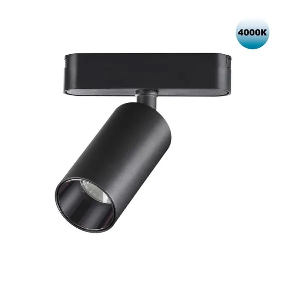 NOVOTECH 359088 SHINO NT23 049 черный Трековый светильник для низков. шинопровода IP20 LED 4000K 12W 48V 1080Лм SMAL