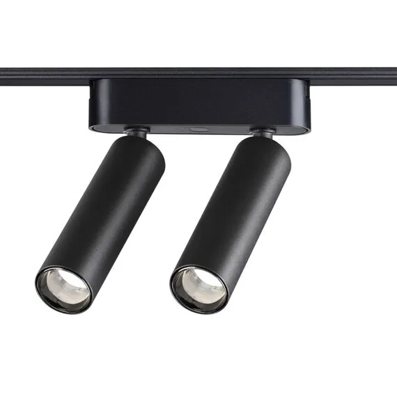 NOVOTECH 359086 SHINO NT23 048 черный Трековый светильник для низков. шинопровода IP20 LED 4000K 2*7W 48V 1260Лм SMAL, изображение 4