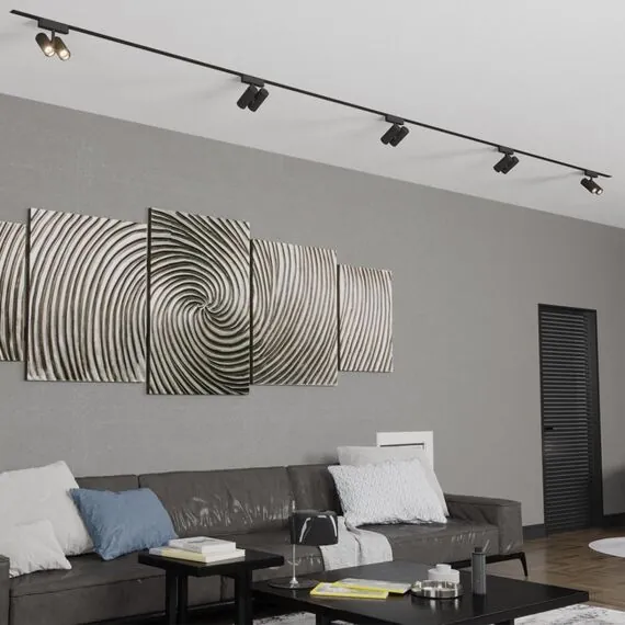 NOVOTECH 359108 SHINO NT23 051 черный Трековый светильник для низков. шинопровода IP20 LED 4000K 2*8W 48V 1360Лм SMAL, изображение 3