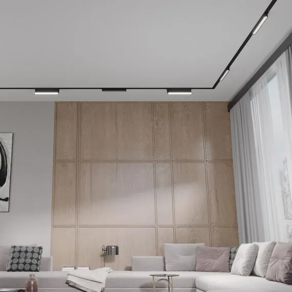 NOVOTECH 359080 SHINO NT23 047 черный Трековый светильник для низковольтного шинопровода IP20 LED 12W 48V 4000K 720Лм SMAL, изображение 3