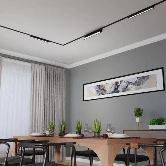 NOVOTECH 359082 SHINO NT23 047 черный Трековый светильник для низковольтного шинопровода IP20 LED 18W 48V 4000K 1080Лм SMAL, изображение 5