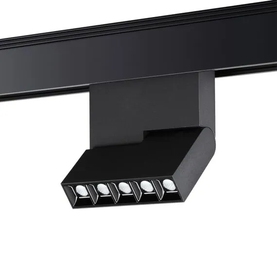 NOVOTECH 358535 SHINO NT21 083 черный Трековый светильник для низковольного шинопровода IP20 LED 4000K 12W 48V KIT, изображение 5