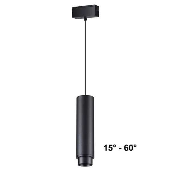 NOVOTECH 358533 SHINO NT21 059 черный Трековый светильник для низковольного шинопровода, длина провода 1м IP20 LED 4000K 30W 48V KIT