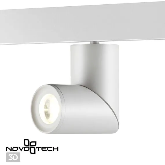 NOVOTECH 358546 SHINO NT21 074 белый Трековый светильник для низковольного шинопровода IP20 LED 4000K 15W 48V FLUM, изображение 6