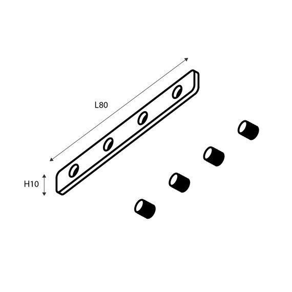 Favourite 1014-CP-001, коннектор (соединитель) прямой, изображение 3