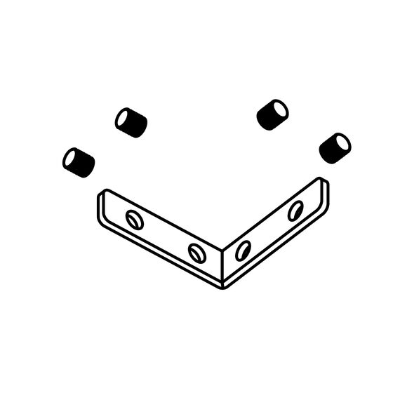 Favourite 1014-CU-001, коннектор (соединитель) угловой, изображение 2