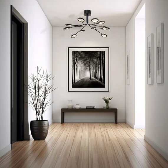 F-Promo 4252-12P, подвесная/потолочная люстра, D650xH320/1320, 12xLEDx3W, 3060LM, 4000K, included, изображение 6