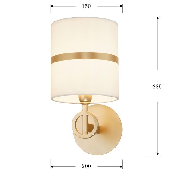 Favourite 2634-1W, настенный светильник, D200xW150xH285, 1xE14x40W, excluded, изображение 3