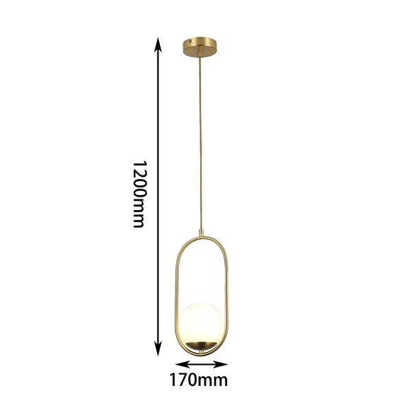 F-Promo 2915-1P, подвес, D170xH340/1200, 1xE27x60W, excluded, изображение 4