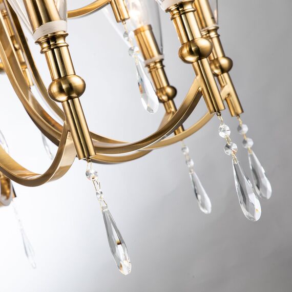 Favourite 2968-15P, подвесная люстра, D900xH690/1690, 15xE14x40W, excluded, изображение 4