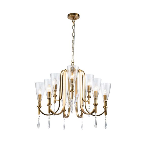 Favourite 2968-9P, подвесная люстра, D700xH570/1570, 9xE14x40W, excluded