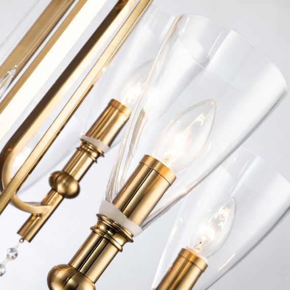 Favourite 2968-9P, подвесная люстра, D700xH570/1570, 9xE14x40W, excluded, изображение 7