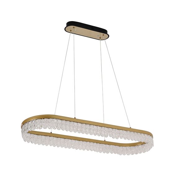 F-Promo 4186-1U, люстра, L1000xW300xH130/1000, LEDx84W, 4410LM, 3000-6000K, included, remote control, изображение 2