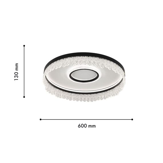 F-Promo 4187-2C, потолочная люстра, D600xH130, LEDx22W + LEDx136W, 7110LM, 3000-6000K, included, remote control, изображение 3