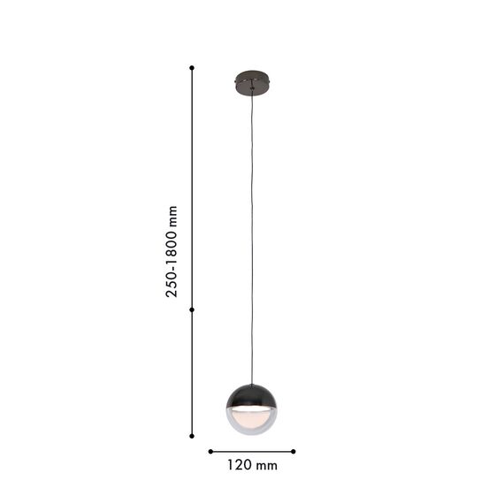 Favourite 4369-1P, подвес, D120xH250/1800, LEDx5W, 350LM, 4000K, CRI>90, included, изображение 3