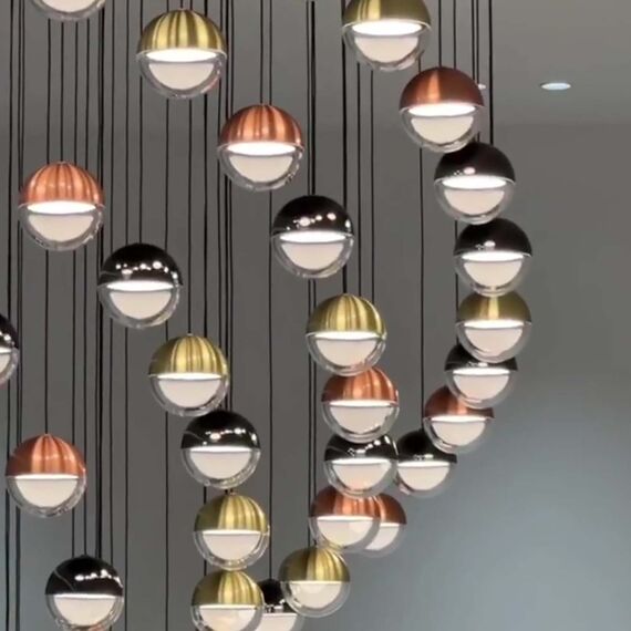 Favourite 4371-28P, подвесная люстра, L2550xW1550xH3000, LEDx440W, 30800LM, 4000K, included, изображение 3