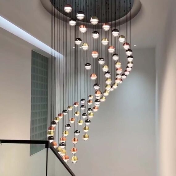 Favourite 4371-28P, подвесная люстра, L2550xW1550xH3000, LEDx440W, 30800LM, 4000K, included, изображение 4