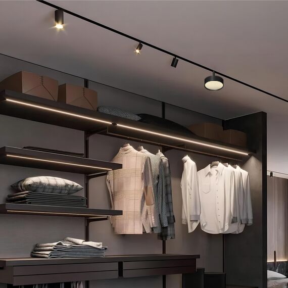 Favourite 4581-1U, трековый светильник, D45xL145xH130, LEDx10W, 48V, 660LM, 2700-5700K, CRI>90, beam angle:36, included, изображение 7