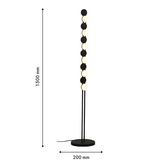 F-Promo 4601-1F, напольный светильник, D200xH1500, 12xLEDx2W, 2160LM, 3000K, included, изображение 3