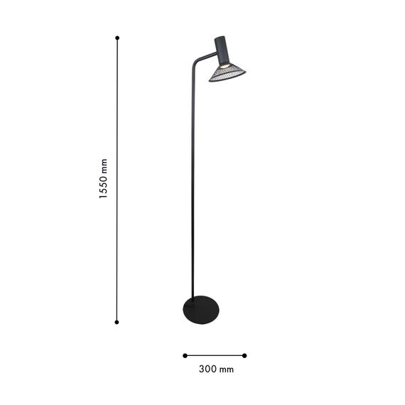 F-Promo 4623-1F, напольный светильник, L300xW230xH1550, 1xLEDx6W, 660LM, 3000K, included, изображение 3