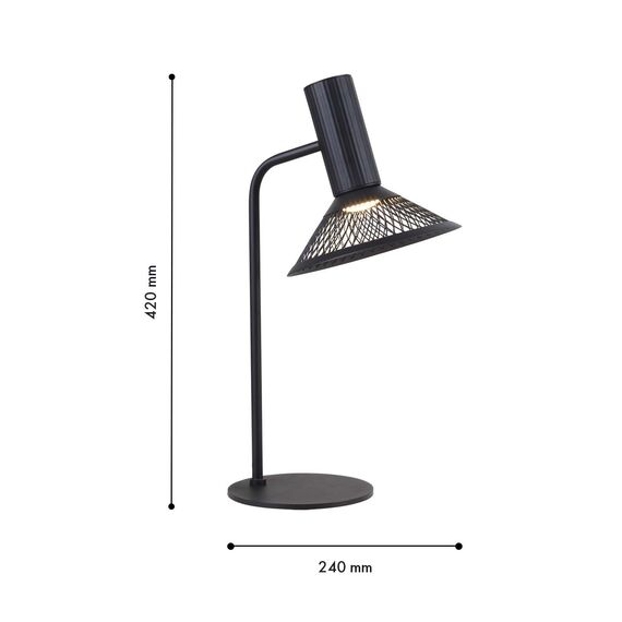 F-Promo 4623-1T, настольный светильник, L240xW180xH420, 1xLEDx6W, 660LM, 3000K, included, изображение 3