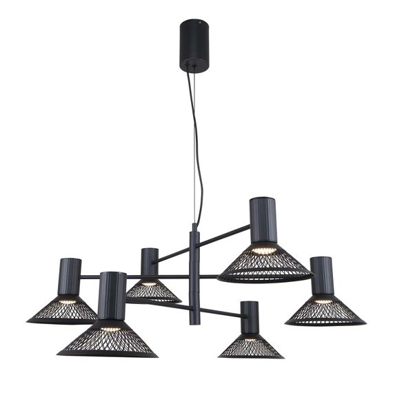 F-Promo 4623-6P, подвесная люстра, D770xH500/1400, 6xLEDx6W, 3960LM, 3000K, included