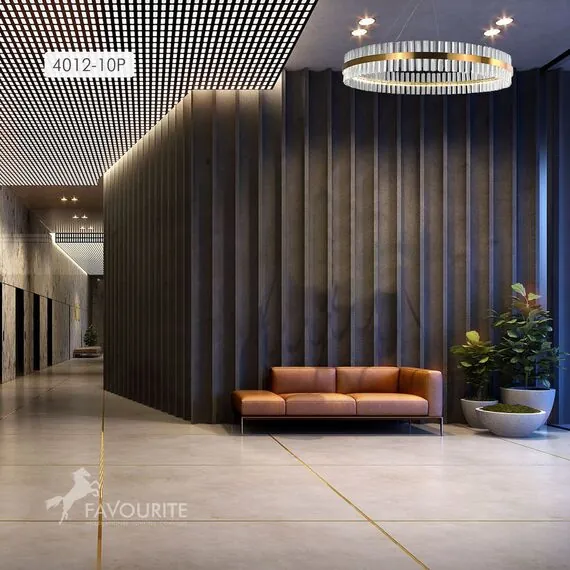 Favourite 4012-10P, подвесная люстра, D1000xH150/1150, LEDx63W, 5040LM, 4000K, included, изображение 7