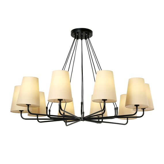 Favourite 2364-10P, подвесная люстра, D1015xH240/1240, 10xE14x40W, excluded