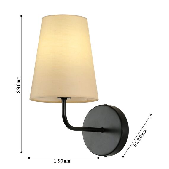 Favourite 2364-1W, настенный светильник, D230xW150xH290, 1xE14x40W, excluded, изображение 3