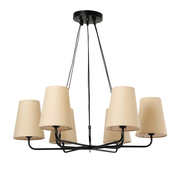 Favourite 2364-6P, подвесная люстра, D740xH240/1240, 6xE14x40W, excluded, изображение 2