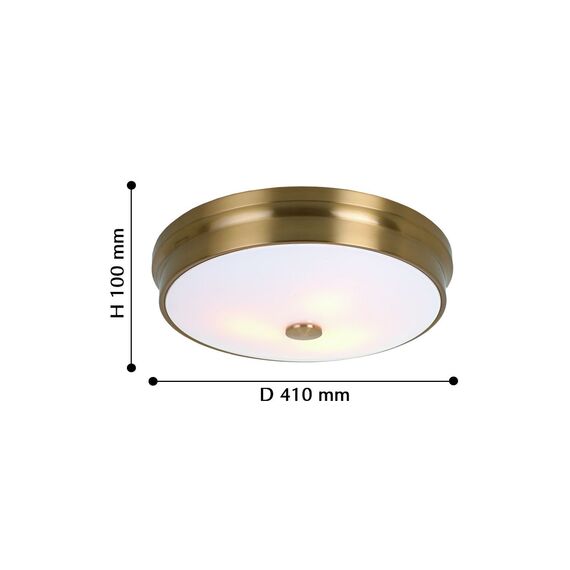 Favourite 2375-3C, потолочный светильник, D410xH100, 3xE27x40W, excluded, изображение 2