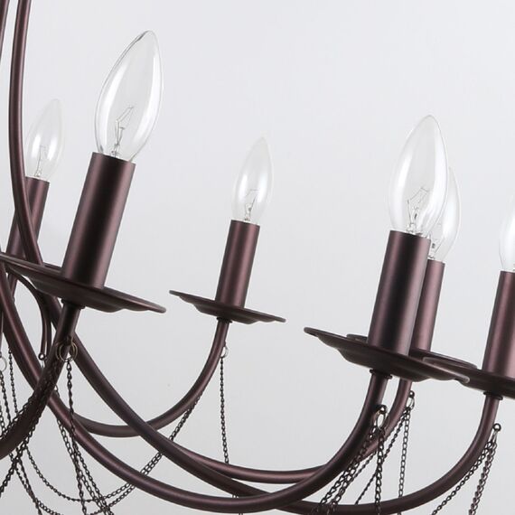 F-Promo 2590-12P, подвесная люстра, D960xH580/2080, 12xE14x40W, excluded, изображение 8