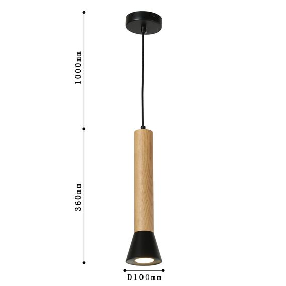 Favourite 2984-1P, подвес, D100xH360/1360, 1xGU10LEDx5W, excluded, изображение 3