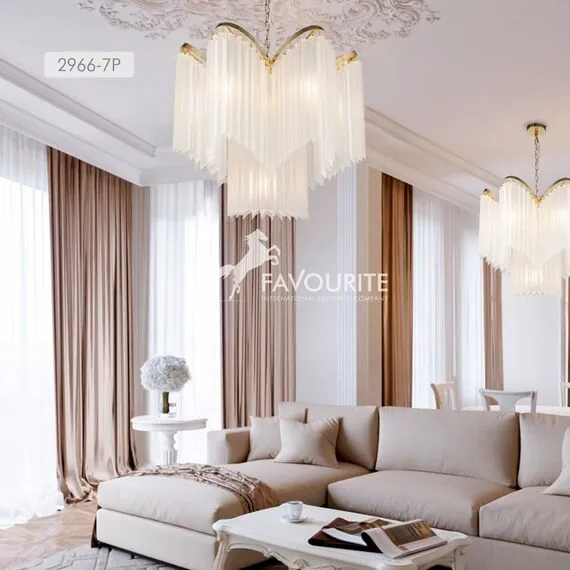 Favourite 2966-7P, подвесная люстра, D720xH620/1620, 7xE14x40W, excluded, изображение 8