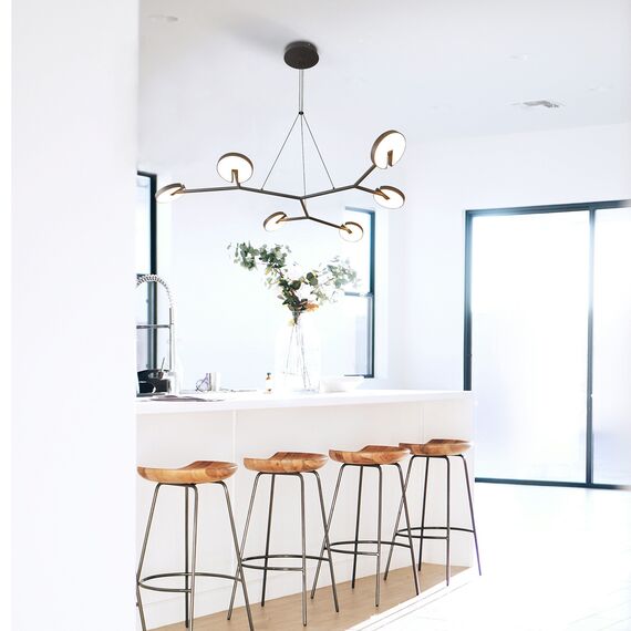 Favourite 4401-6C, потолочная люстра, L1180xW1170xH260, 6xLEDx12W, 6300LM, 3000K, IP20, included, изображение 4