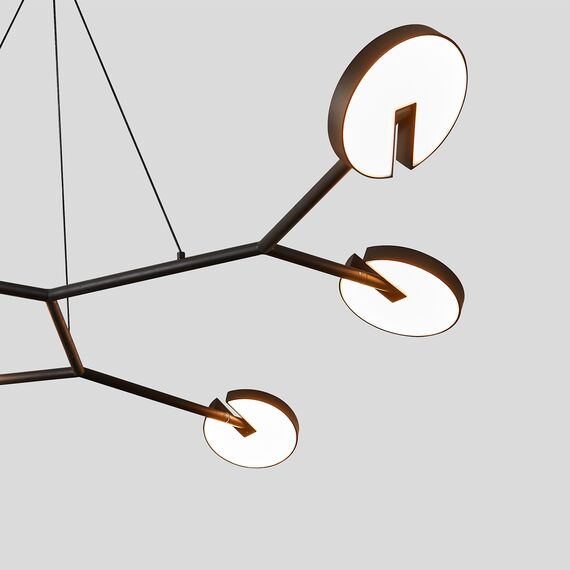 Favourite 4401-6P, подвесная люстра, L1175xW1170xH1200, 6xLEDx12W, 6300LM, 3000K, IP20, included, изображение 3