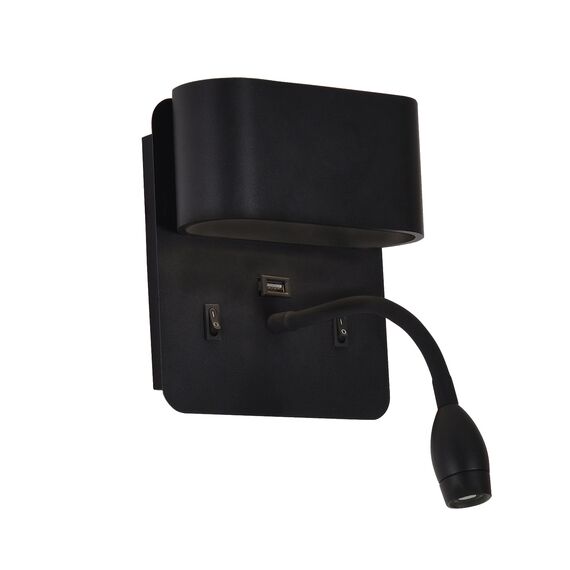 F-Promo 4476-2W, настенный светильник, D120xW160xH280, LEDx4W + LEDx1.5W, 220LM, 4000K, included, switch, изображение 2