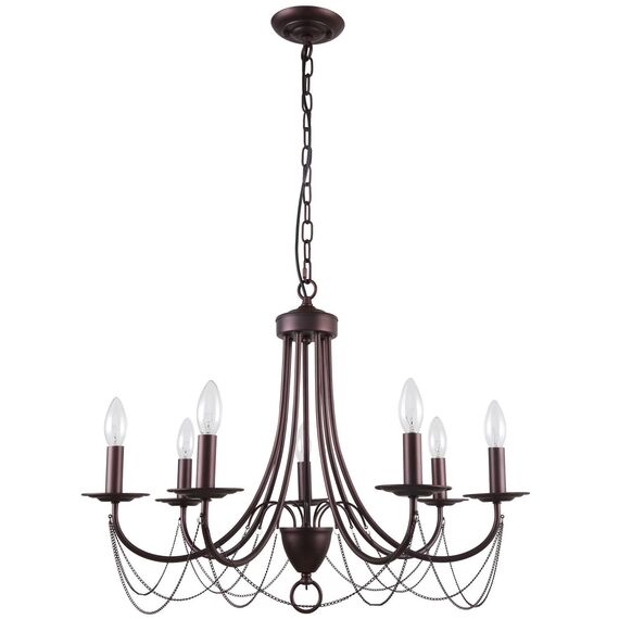 F-Promo 2590-7P, подвесная люстра, D680xH500/1500, 7xE14x40W, excluded, изображение 2