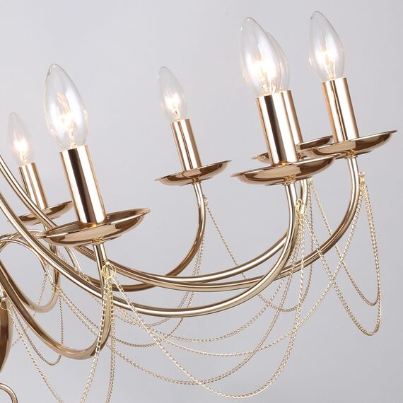 F-Promo 2591-12P, подвесная люстра, D960xH580/2080, 12xE14x40W, excluded, изображение 7