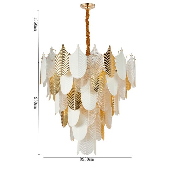 Favourite 2619-37P, подвесная люстра, D930xH950/2310, 37xE14x40W, excluded, изображение 3