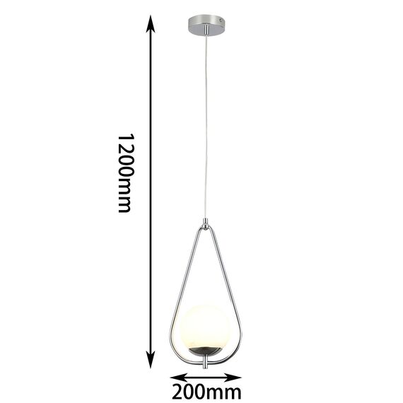 F-Promo 2917-1P, подвес, L200xW130xH380/1200, 1xE27x60W, excluded, изображение 3