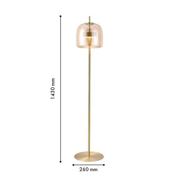 Favourite 4235-1F, напольный светильник, D260xH1430, LEDx21W, 1000LM, 4000K, included, switch, изображение 3