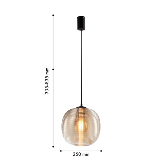 Favourite 4260-1P, подвес, D250xH335/1835, 1xE27x40W, excluded, изображение 2